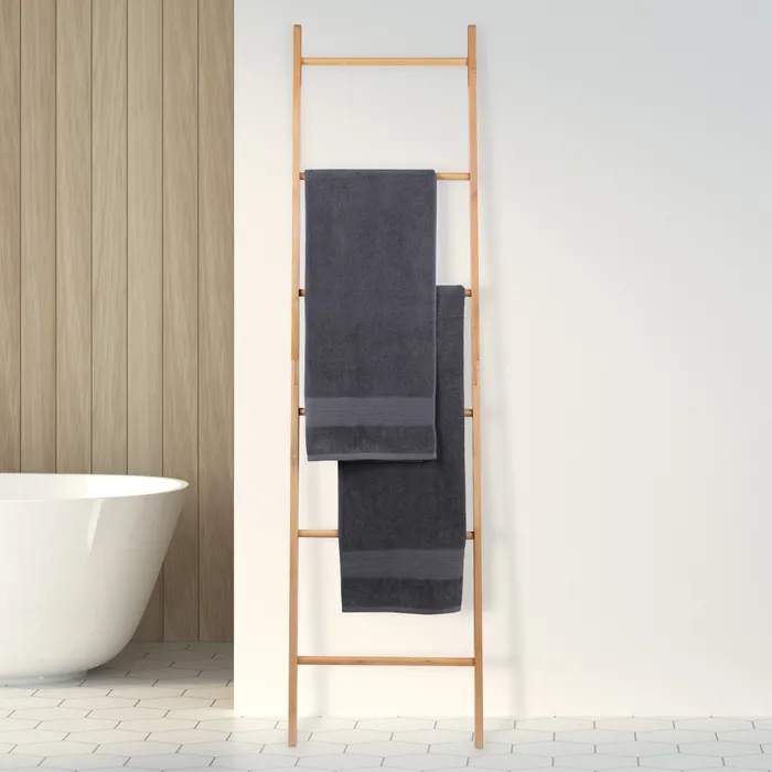 Umbrellas & Sunshades: 180cm 6 Steps Bamboo Towel Ladder