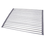 Kitchen & Bathroom DIY: Silver Over Sink Draining Rack with Anti-Slip Grips