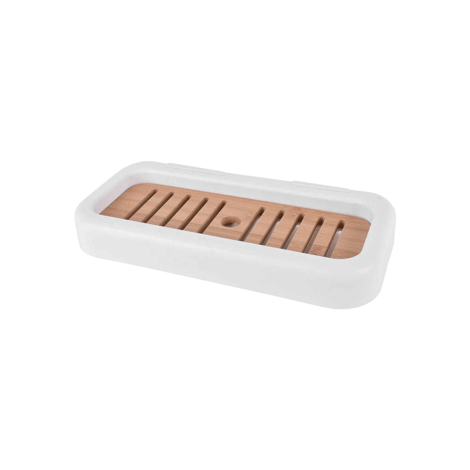 Bath Caddies: Bamboo Rack Shower Wall Caddy