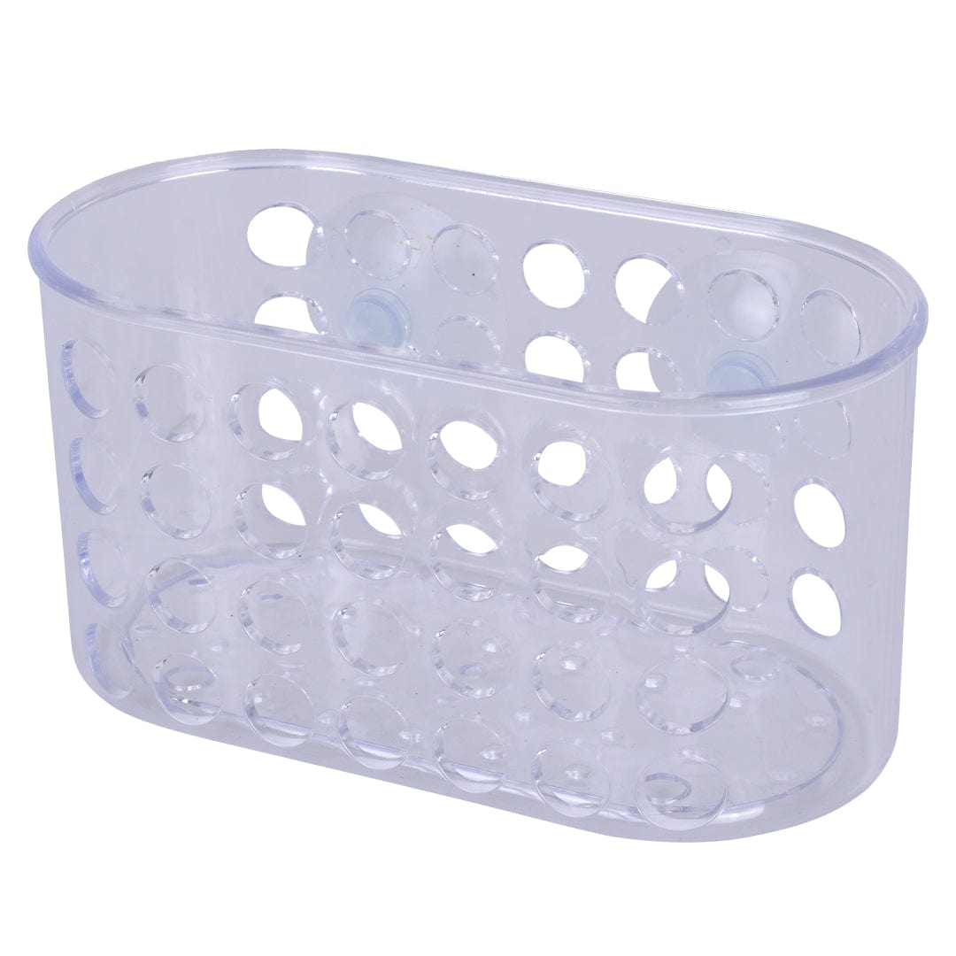 Dish Racks: Small Shower Basket Soap Holder Kitchen Organizer with Suction Cups