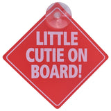 2 Pcs Baby On Board Car Safety Sign 13x13cm