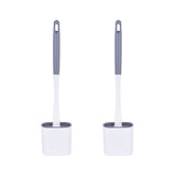 2 Pcs Toilet Brush Set