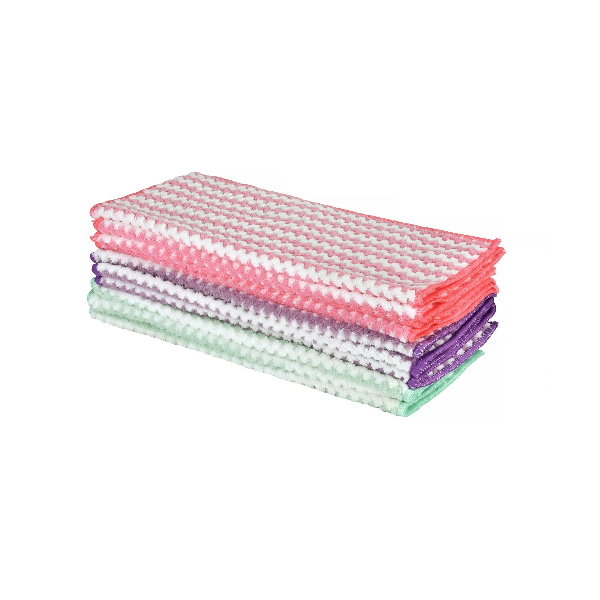 10 Pcs Super Absorbent Reusable Microfibre Cleaning Cloths 30 x 30 cm