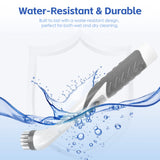 Automotive Cleaning: Battery Operated Scrubber Brush with 4 Interchangeable Heads