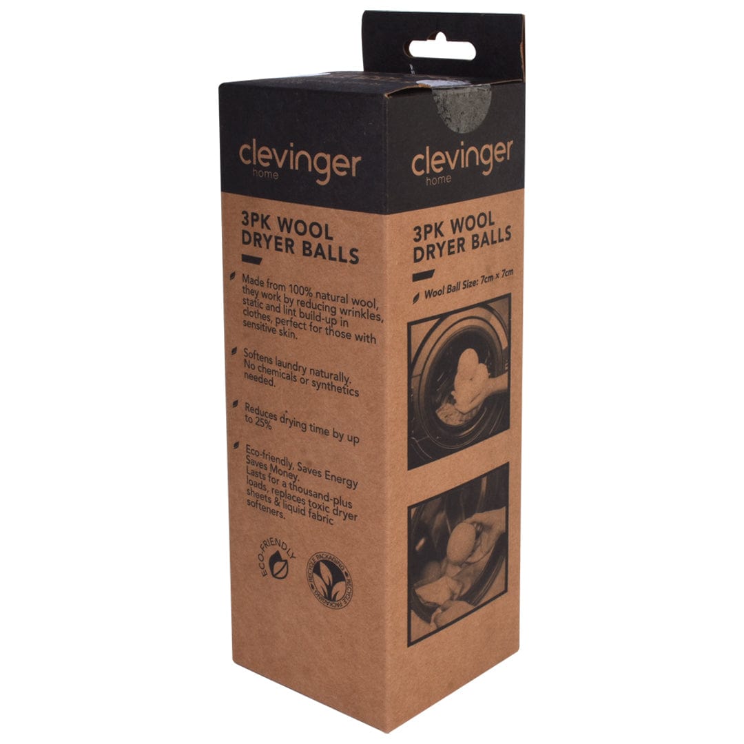 Laundry Cleaning Supplies: 3 Pcs Wool Dryer Balls