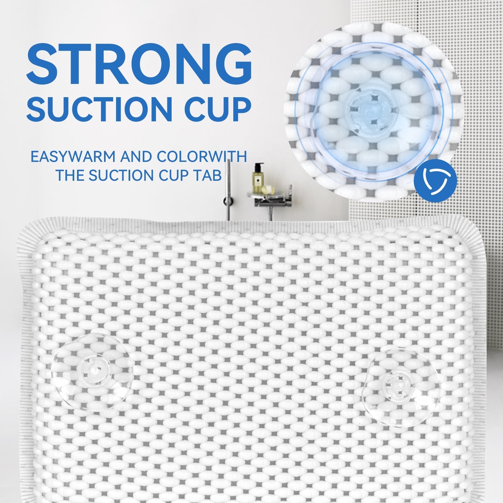 Bath Additives: Suction Cup Bath Pilllow