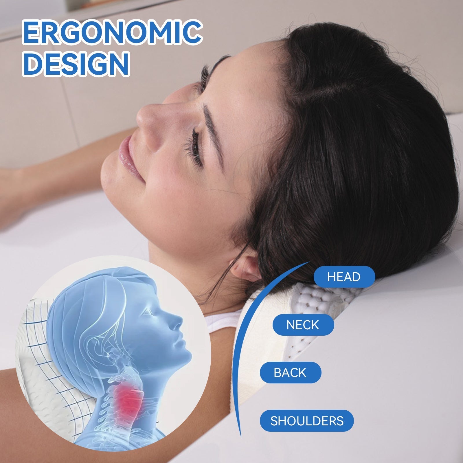 Bath Additives: Suction Cup Bath Pilllow
