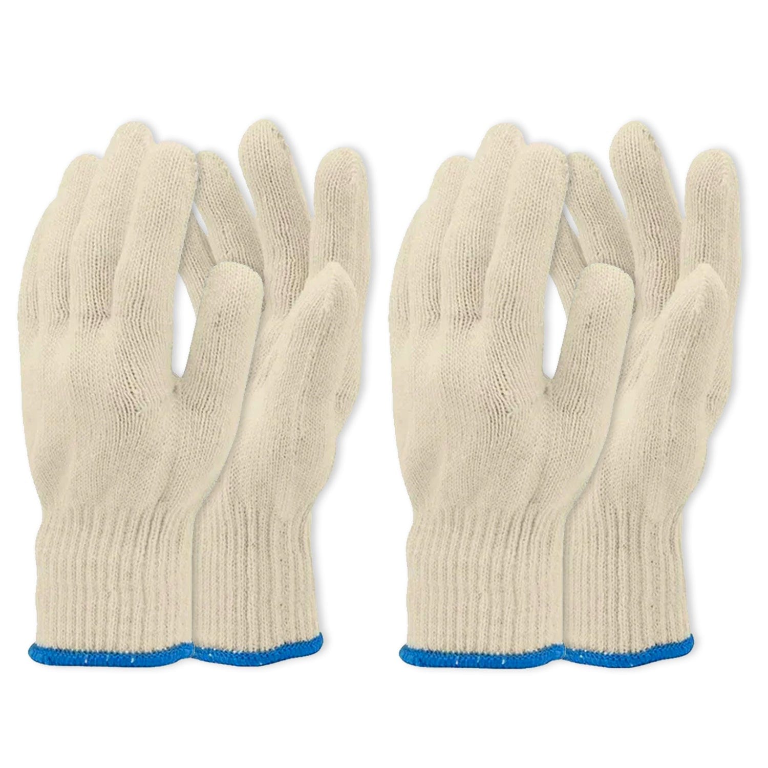 BBQ Tools: 2 Pair 5 Finger Oven Mitt BBQ Grill Gloves