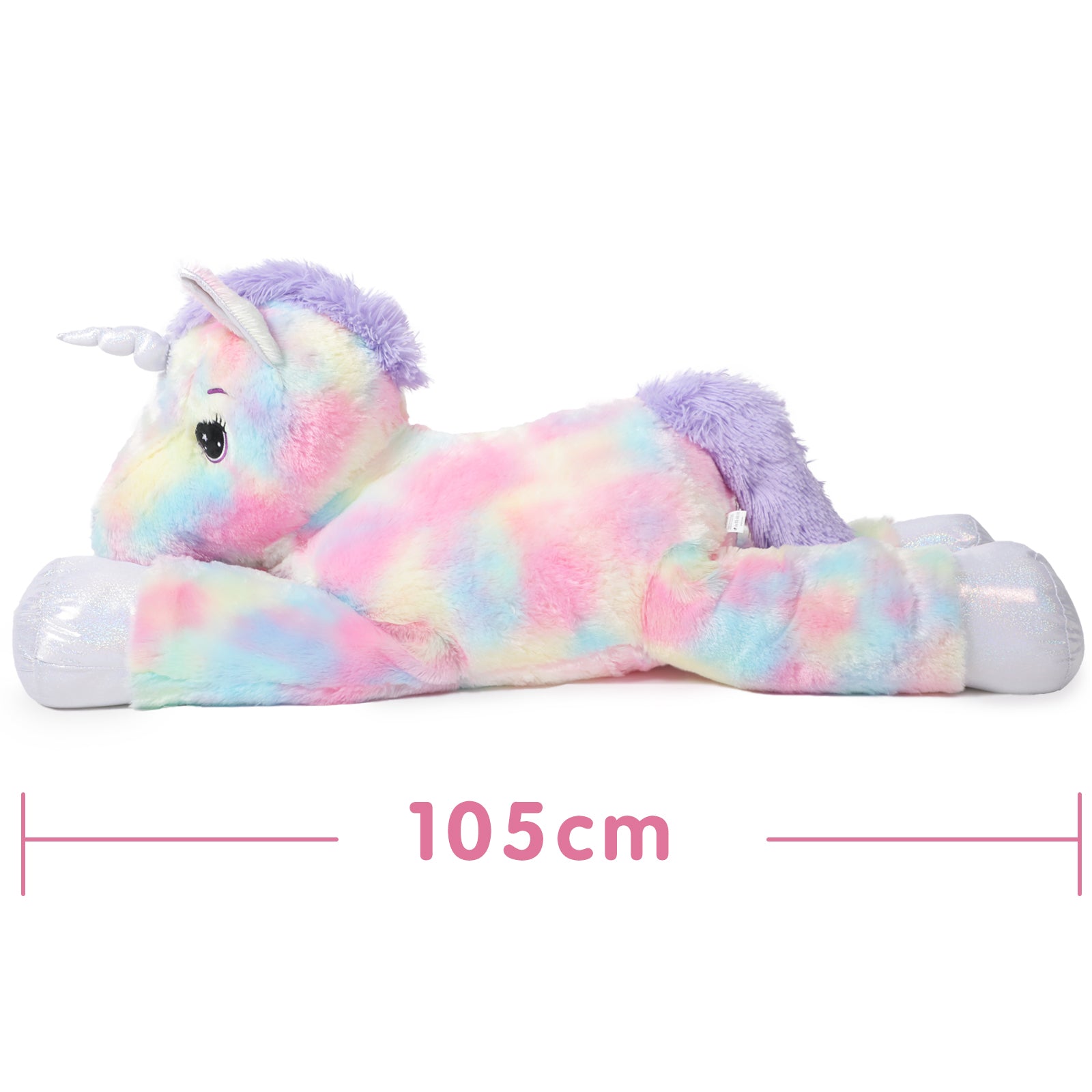 JUMBO PLUSH LYING UNICORN - 105cm