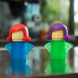 3 Pcs MAD MAMA Microwave Cleaner – BPA-Free Steam Cleaning (Assorted Colors)