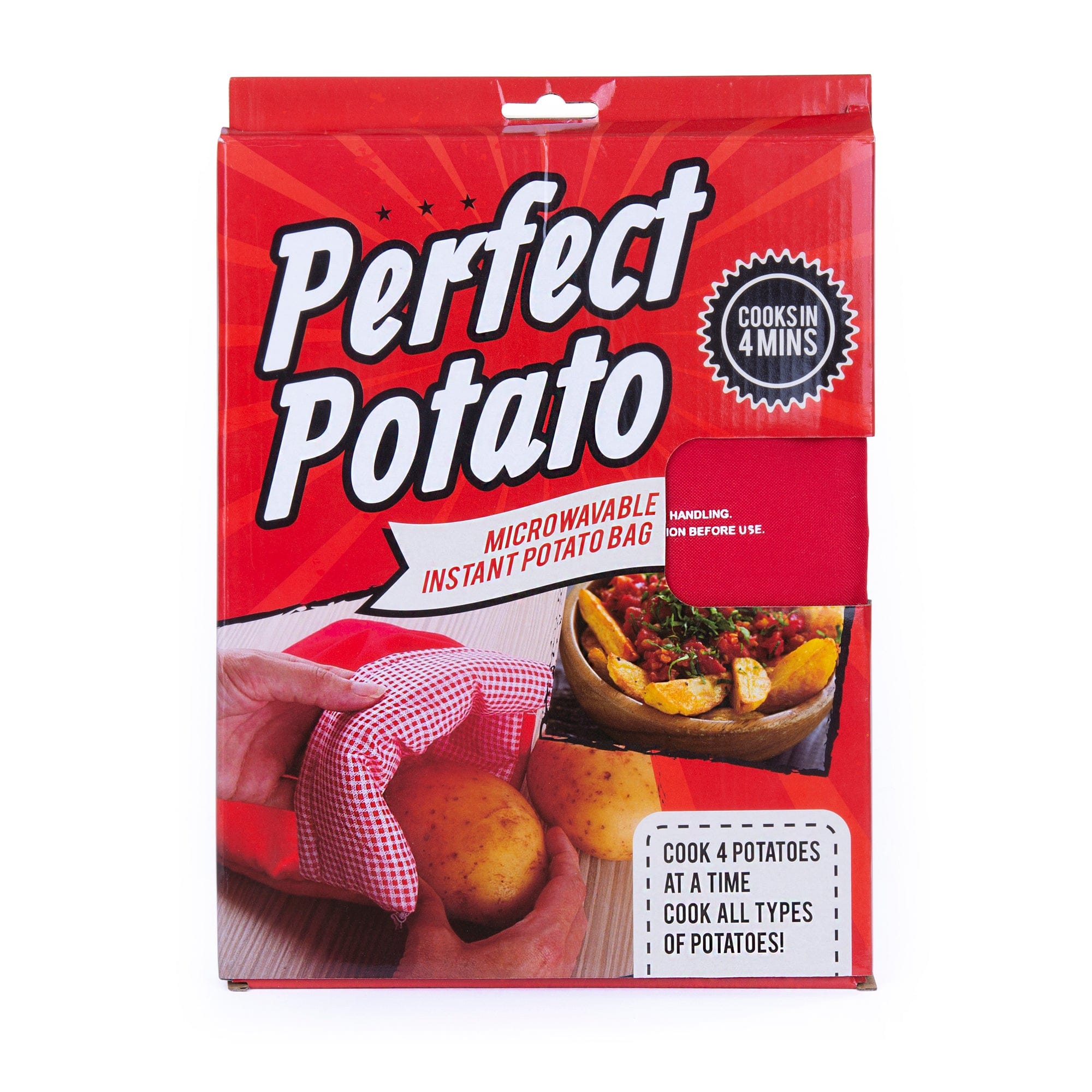 Fish Food: Perfect Potato, Microwavable Instant Potato Bag