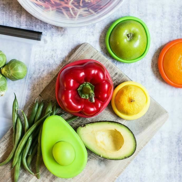 Food Storage: Avocado Saver with Silicone Cover 2PCS