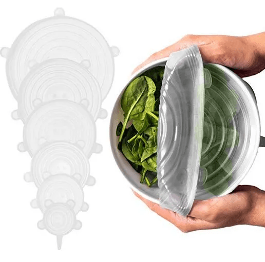 Bakeware & Accessories: Cook Easy 6pc Silicone Lid Set 6/9/11/13.5/15.5/19cm