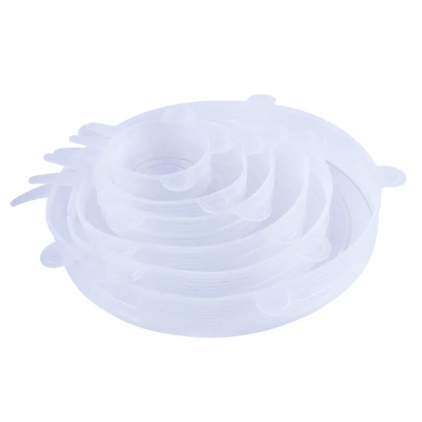 Bakeware & Accessories: Cook Easy 6pc Silicone Lid Set 6/9/11/13.5/15.5/19cm