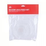Bakeware & Accessories: Cook Easy 6pc Silicone Lid Set 6/9/11/13.5/15.5/19cm