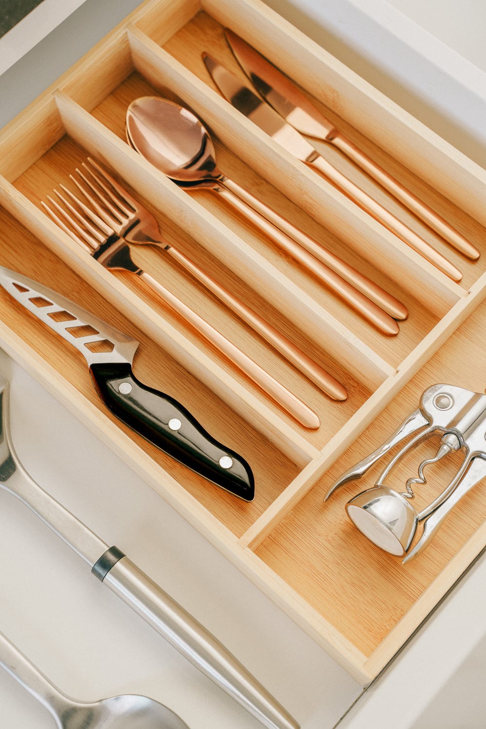 Disposable Cutlery: Bamboo Cutlery Tray
