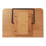 Desk Accessories: Bamboo Book Stand - Adjustable Book Stand - Book, Recipes, Tablet Portable Holder