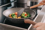 Kitchen Utensils: Beechwood & silicone turner charcoal