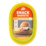 Food Storage: Cook Easy Set of 3 Oval Plastic Snack Baskets