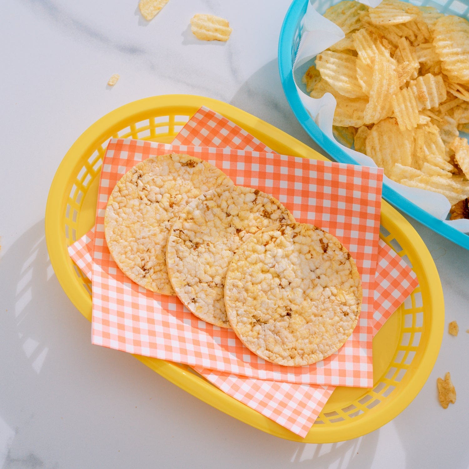 Food Storage: Cook Easy Set of 3 Oval Plastic Snack Baskets