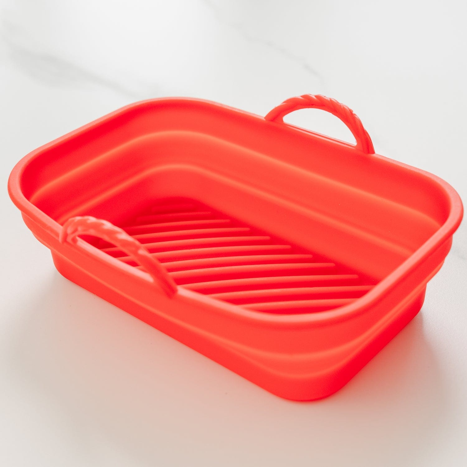 Kitchen & Bathroom DIY: Collapsible Silicone Air Fryer Oven Microwave Liner Rectangle