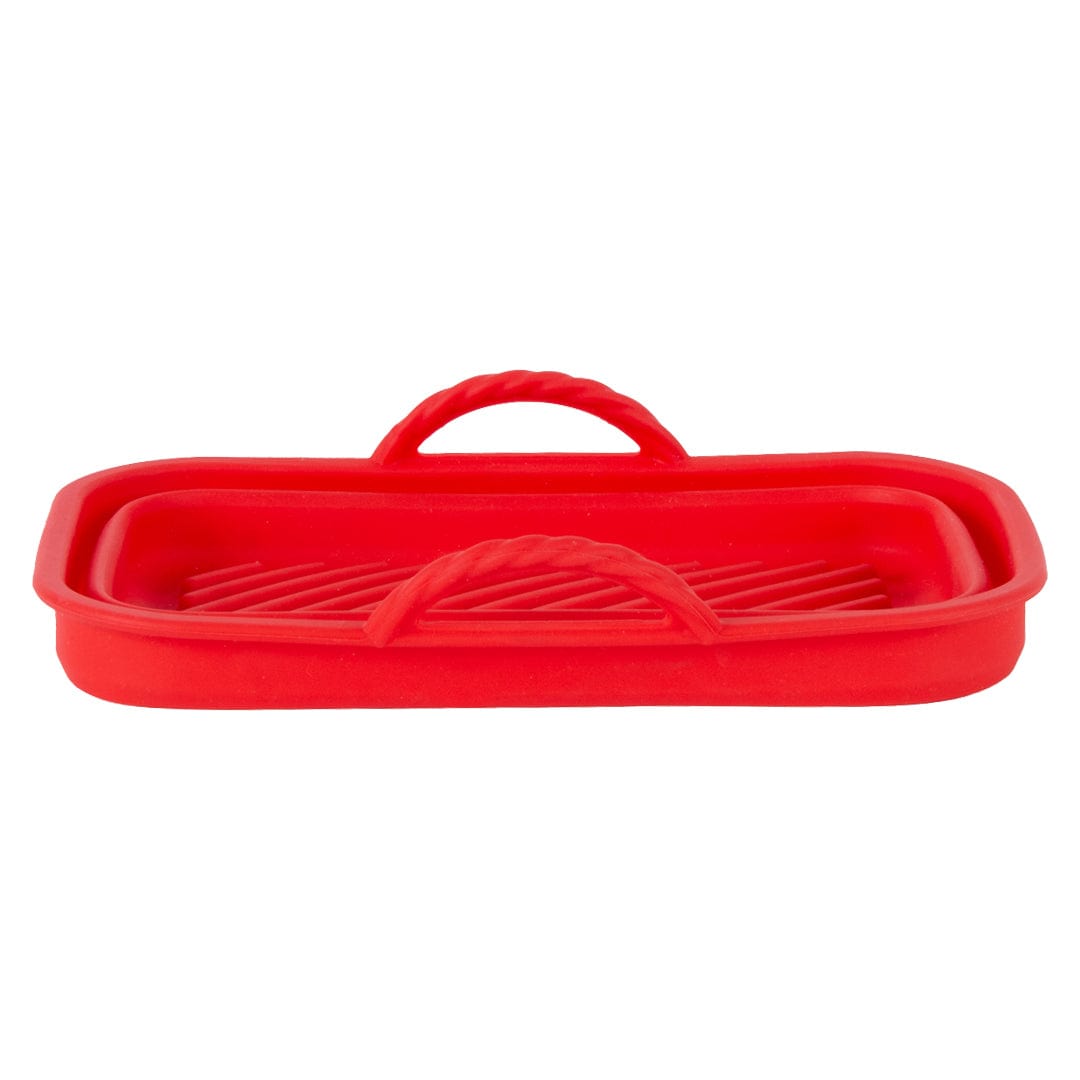 Kitchen & Bathroom DIY: Collapsible Silicone Air Fryer Oven Microwave Liner Rectangle