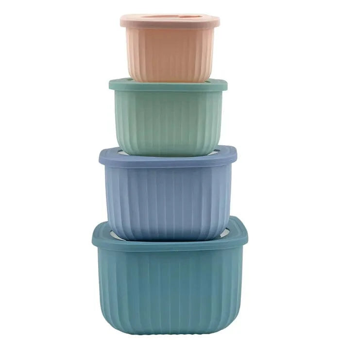 Food Storage: Cook Easy 4PC Square Nested Food Storage Set