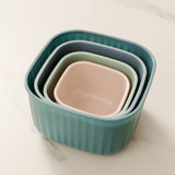 Food Storage: Cook Easy 4PC Square Nested Food Storage Set