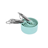 Kitchen Utensils: Stackable 4 Measuring Cup Set & 4 Spoon Set