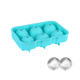 Kitchen Utensils: Easy Pop Silicone 6 Sphere Ice Cube Tray