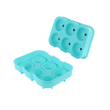 Kitchen Utensils: Easy Pop Silicone 6 Sphere Ice Cube Tray