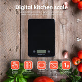 Kitchen Scales: 5KG Digital Glass Kitchen Scale