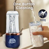 Food Mixers & Blenders: 400ml USB-C Rechargeable Portable Juicer with Travel Lid  Personal Blender for Smoothies & Shakes