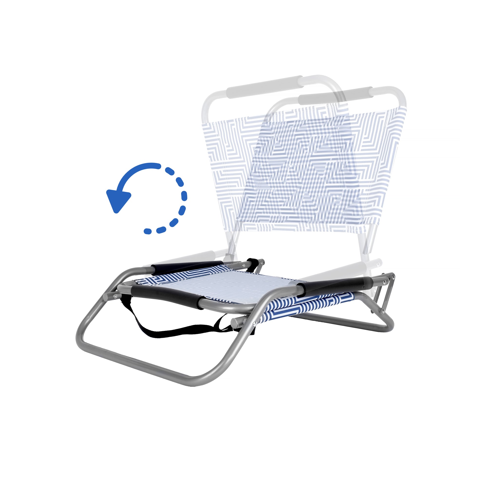 Outdoor Sofas & Lounge Sets: 2pc Lazy Dayz Foldable Beach Chair - Makena