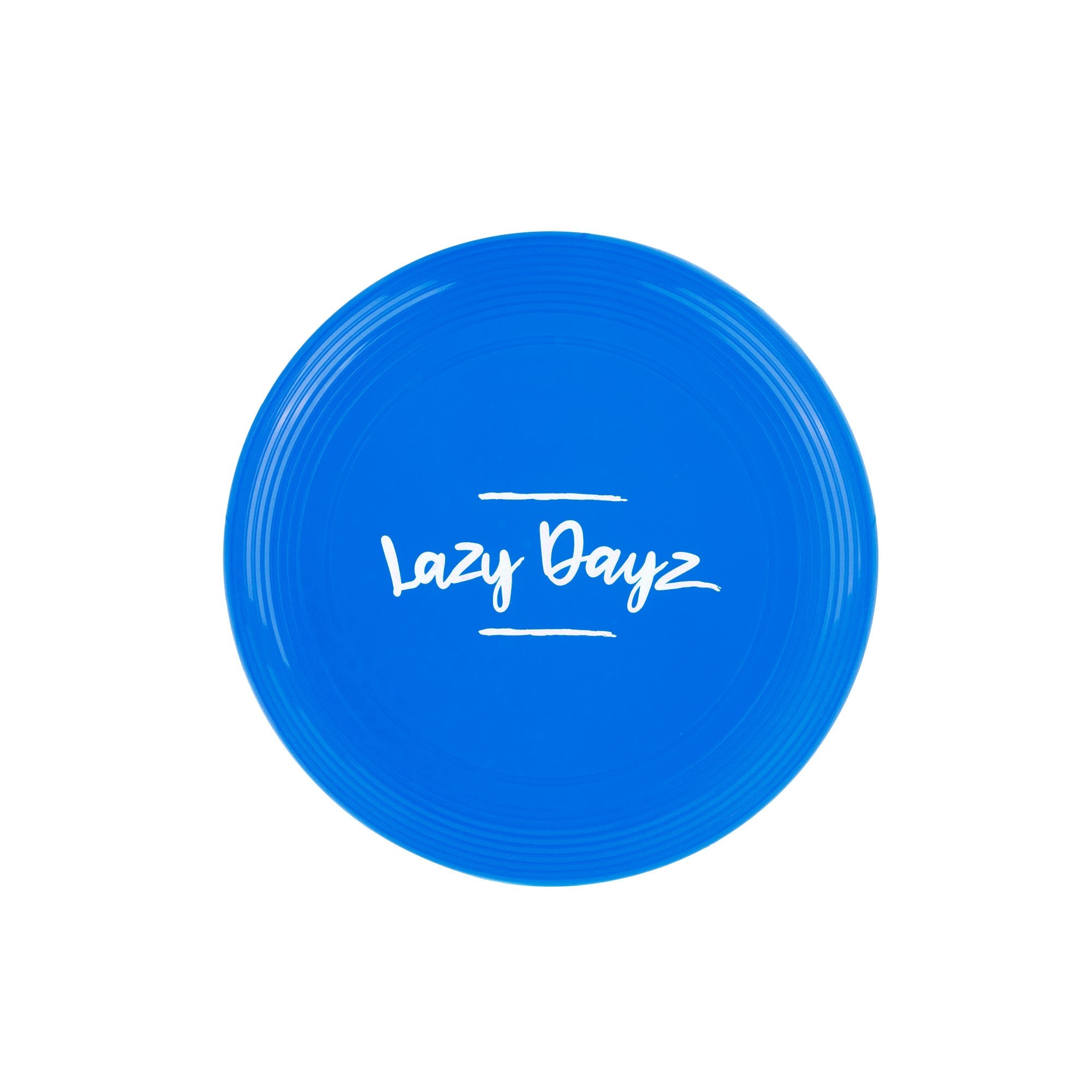 Outdoor Play Equipment: 28cm Lazy Dayz Jumbo Neon Beach Frisbee - Blue