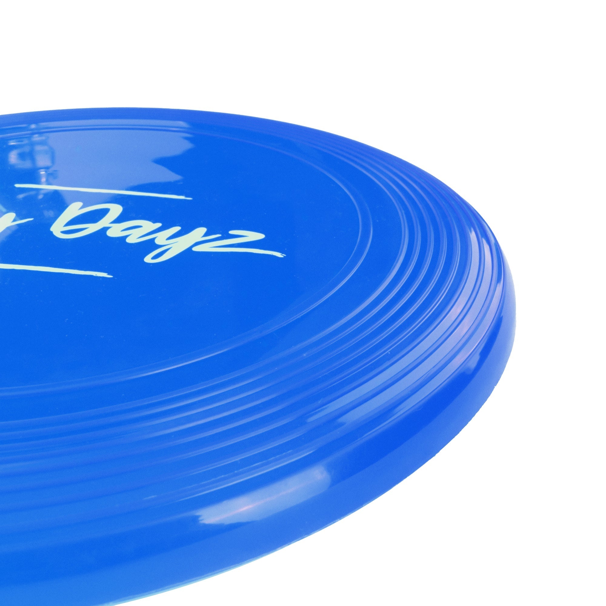Outdoor Play Equipment: 28cm Lazy Dayz Jumbo Neon Beach Frisbee - Blue