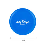 28cm Lazy Dayz Jumbo Neon Beach Frisbee - Blue