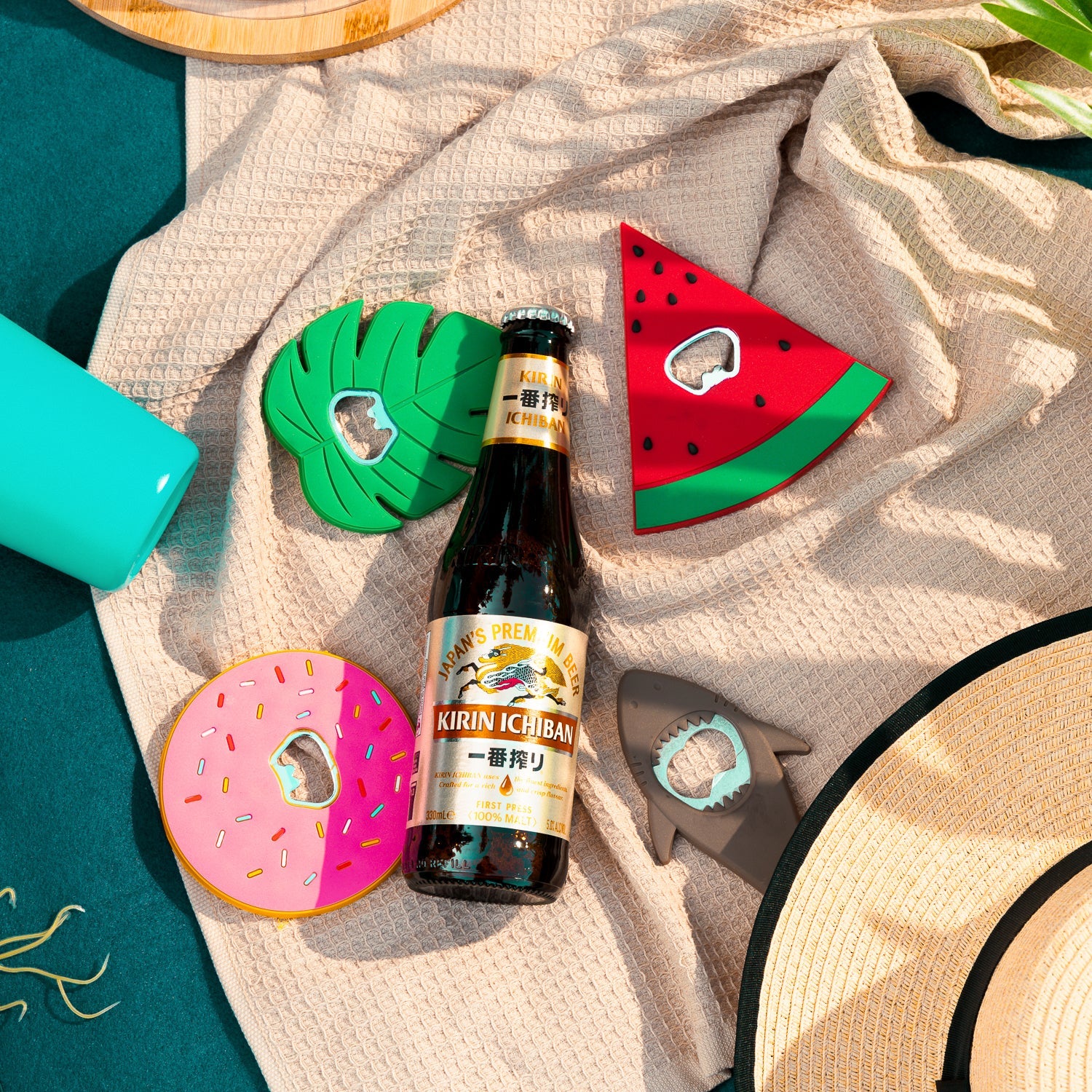 Outdoor Play Equipment: 4Pks of 12cm Summer Essential Novelty Bottle Opener