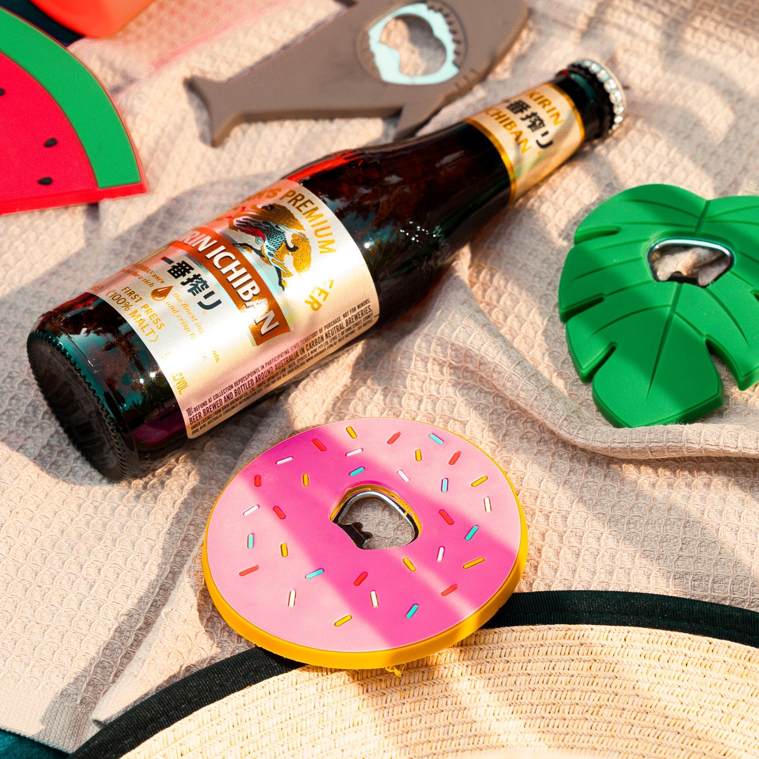 Outdoor Play Equipment: 4Pks of 12cm Summer Essential Novelty Bottle Opener