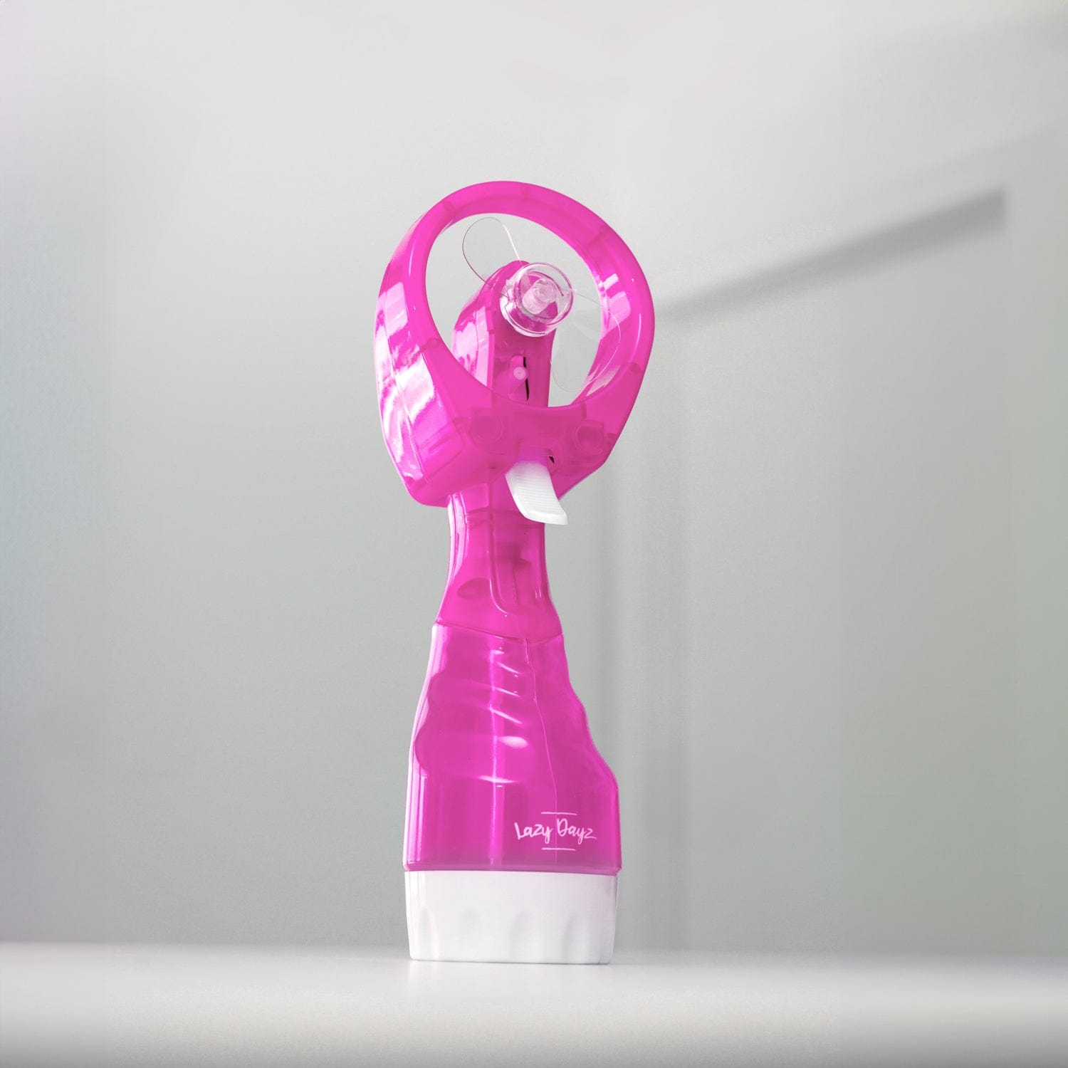 Costumes & Accessories: Lazy Dayz Water Spray Fan - Pink