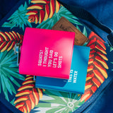 2 Pcs Stainless Steel Hip Flask (175 ml Each) – Funny Quotes, 4 Super‑Bright Colours