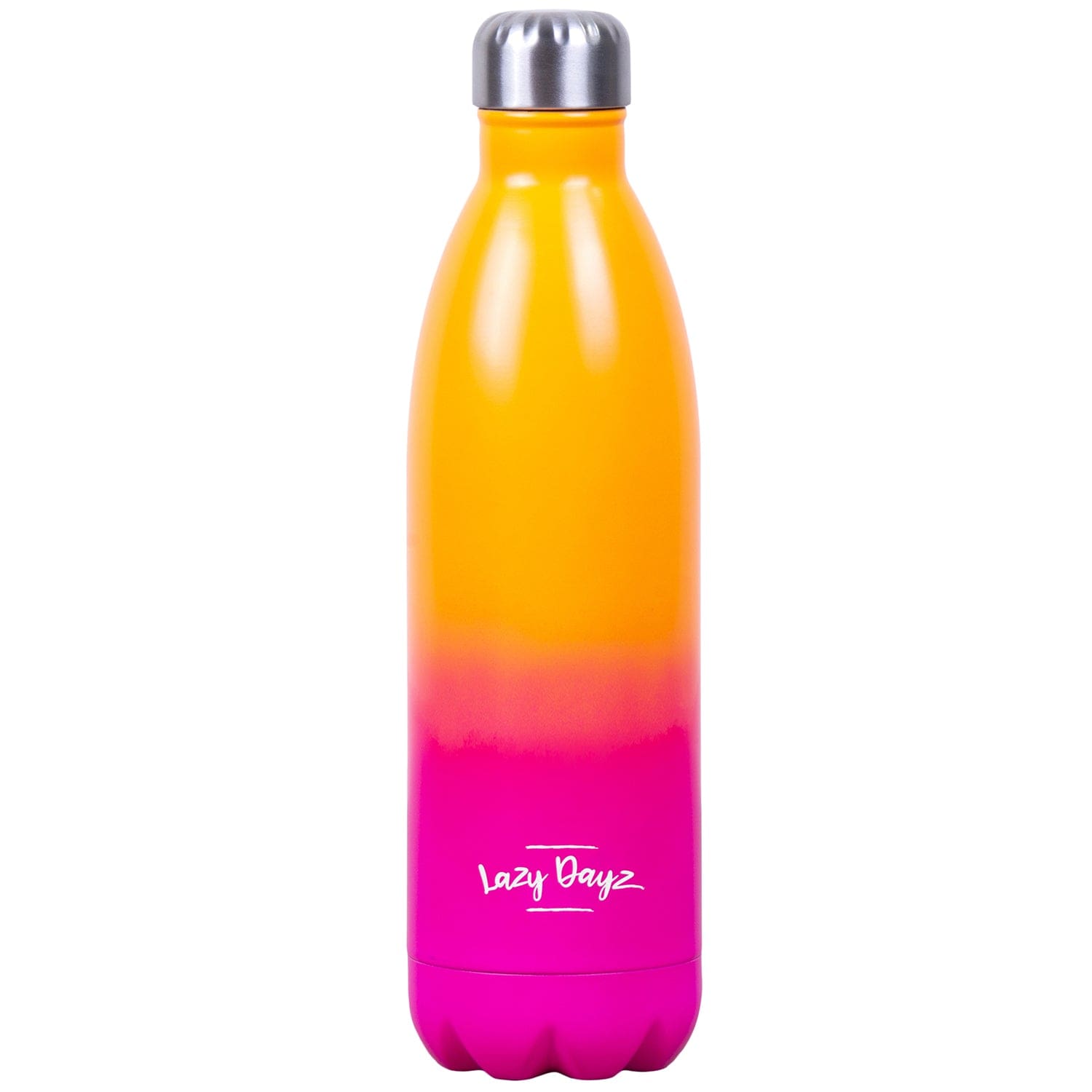 Drinkware: Lazy Dayz Jumbo Drink Bottle 1L - Orange Pink Ombre