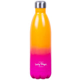 Drinkware: Lazy Dayz Jumbo Drink Bottle 1L - Orange Pink Ombre