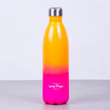 Drinkware: Lazy Dayz Jumbo Drink Bottle 1L - Orange Pink Ombre