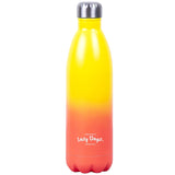Drinkware: Lazy Dayz Jumbo Drink Bottle 1L - Yellow Peach Ombre