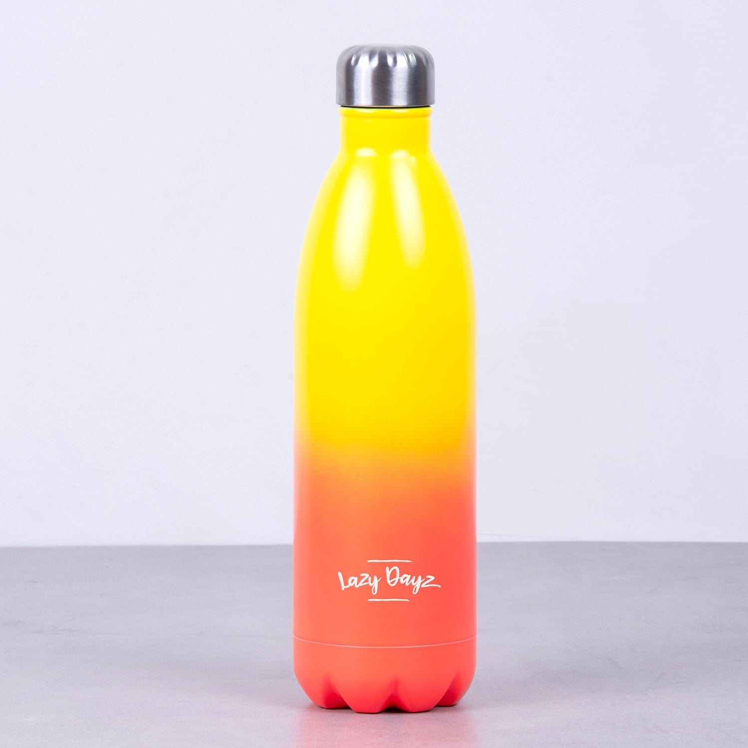 Drinkware: Lazy Dayz Jumbo Drink Bottle 1L - Yellow Peach Ombre