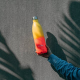 Drinkware: Lazy Dayz Jumbo Drink Bottle 1L - Yellow Peach Ombre