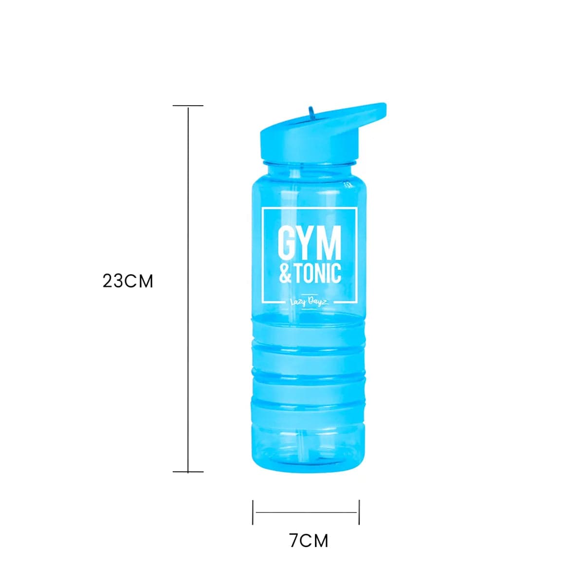 Drinkware: Lazy Dayz Sports Bottle 750ml - Blue