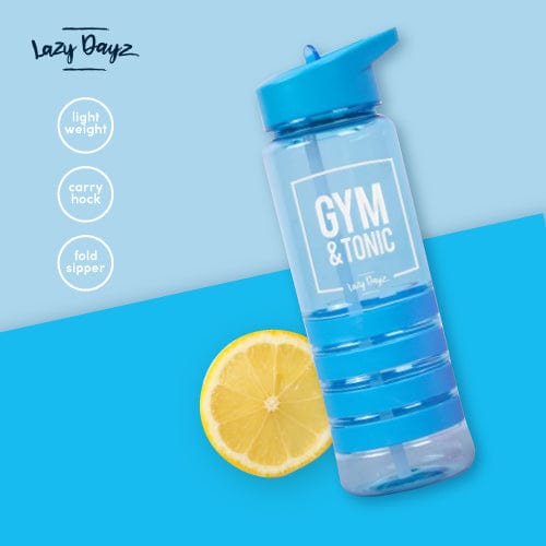 Drinkware: Lazy Dayz Sports Bottle 750ml - Blue