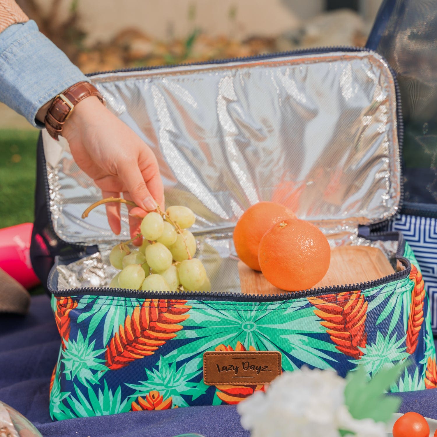 Outdoor Sofas & Lounge Sets: Lazy Dayz Insulated Cooler Tote - Mossman